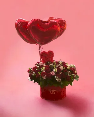 Box misiowy balonowy